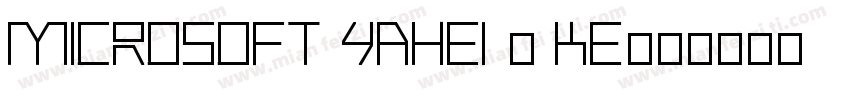 Microsoft Yahei - Ke字体转换